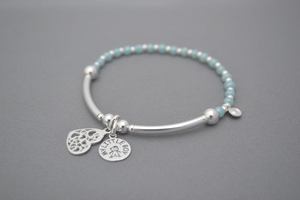 silver bracelet design for baby boy