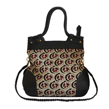 Pomegranate Rope Handle Tote C2