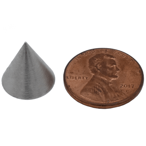 SuperMagnetMan Neodymium Cone Magnet. Used as medical research magnets, sensor magnets, and robotics magnets. These cone-shaped magnets are strong rare earth neodymium magnets that have a focused field at the tip. www.supermagnetman.com