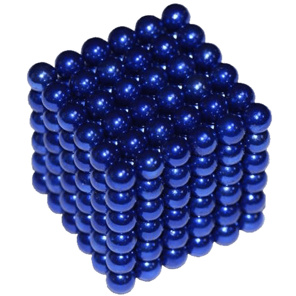 blue magnetic balls