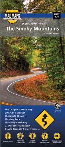 USRT170 - Scenic Road Trips Map of Smoky Mountains