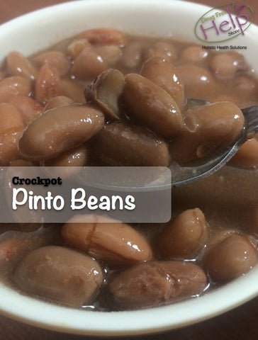 crockpot Pinto Beans These were so easy to make and tasted amazing! Just like my favorite Restaurant makes them!