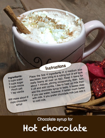 Chocolate Syrup Recipe. Have you ever read the ingredients the syrup at the store?