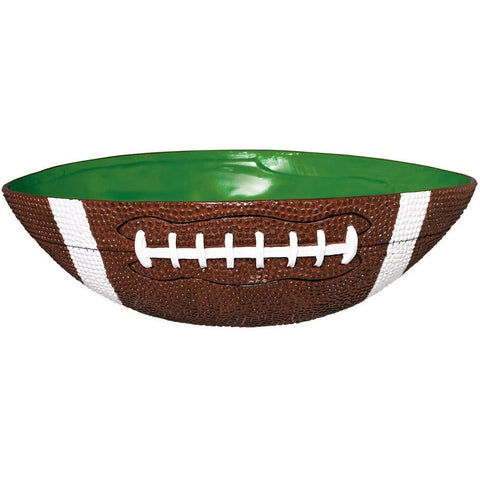 Amscan Football Frenzy Birthday Party Large Bowl (1 Piece) Green/Brown 12.4 x... - Chickadee Solutions