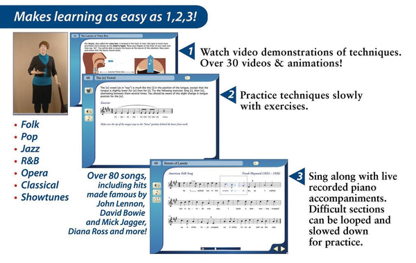 eMedia Singing Method PC/Mac Disc  Chickadee Solutions