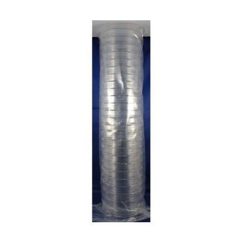 25 Pack Sterile Plastic Petri Dishes 100mm Dia x 15mm Deep with Lid - Chickadee Solutions