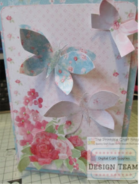 Perfect Roses Card made with printables