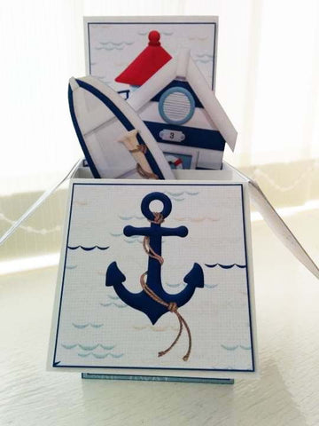 pop up box card made from a printable card making kit