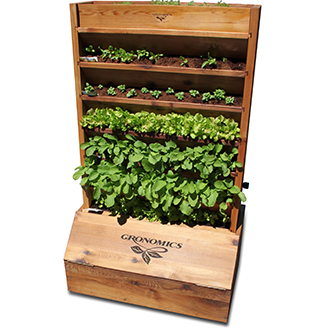 Gronomics Red Cedar Vertical Garden Package Gardenmybalcony Com