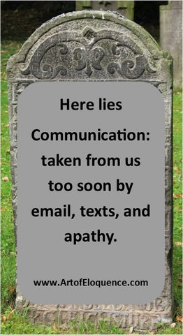 The Death of Communication