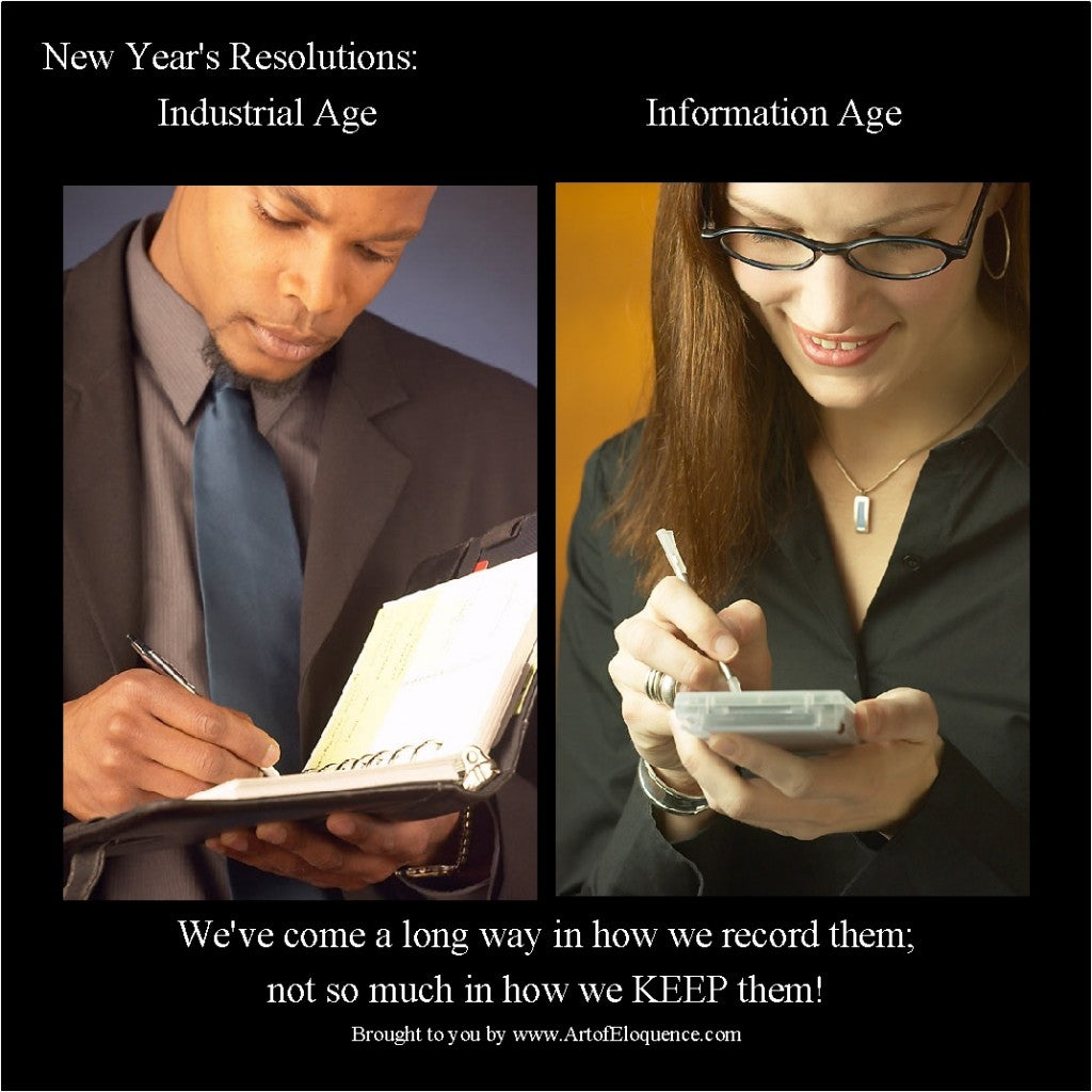 New Year's Resolutions: Then and Now