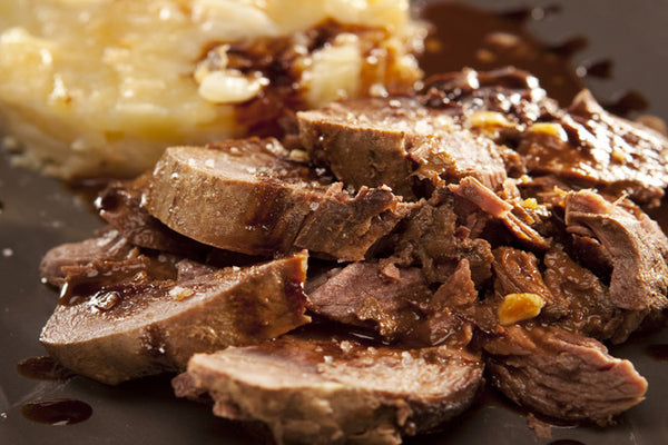 Pulled Pork with Raspberry Chipotle Sauce