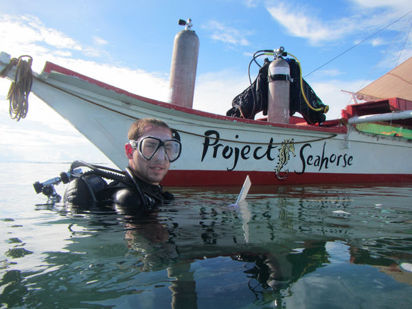 Project Seahorse doing underwater science in the Philippines