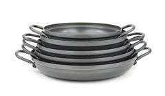 Anodized Aluminum Korean Stew Pot, Low 경질 낮은 전골 냄비 (Case), Aluminum - eKitchenary