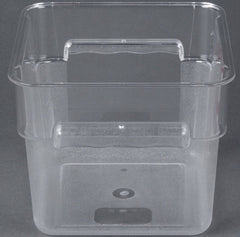 Thunder Group Polycarbonate Sqaure Food Storage, Clear (Case-6pcs), Polycarbonate - eKitchenary