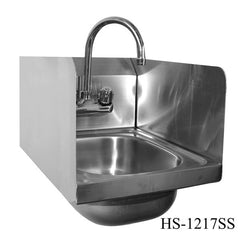 Stainless Steel Wall Mount Space Saver Hand Sink, Equipment - eKitchenary
