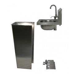 Stainless Steel Foot Operated Wall Mount Hand Sink