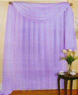 lilac window scarf