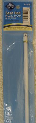 CURTAIN SASH RODS, DOOR PANEL ROD - 11" TO 19" - #820
