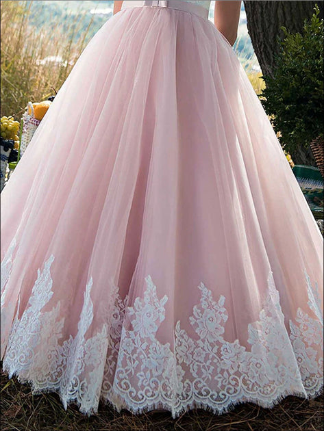 pink princess gown