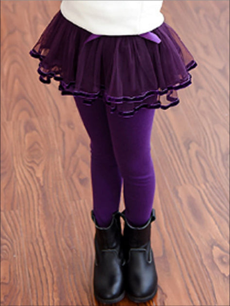 tutu skirt leggings