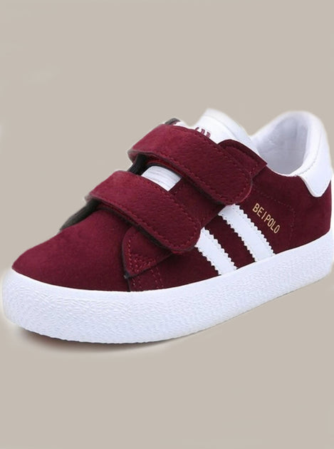 Kids Double Velcro Strap Sneakers – Mia 