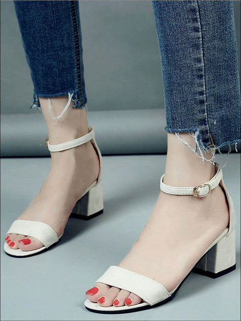 casual heel sandals