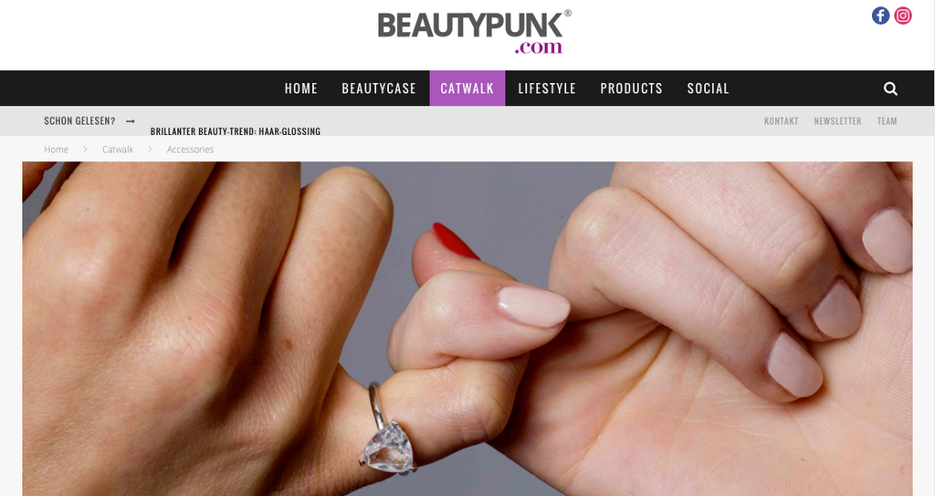 beautypunk international fred and far fred+far self love pinky ring