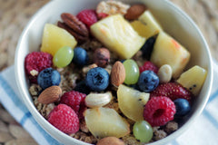fruit nuts healthy breakfast