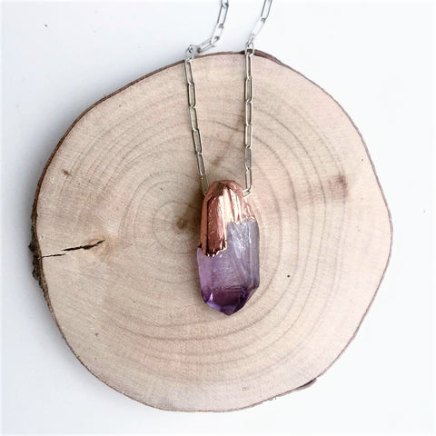Amethyst Necklace - The Woven Dream