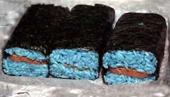 blue sushi