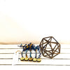 Rickshaw Bell Ornament (Gold)