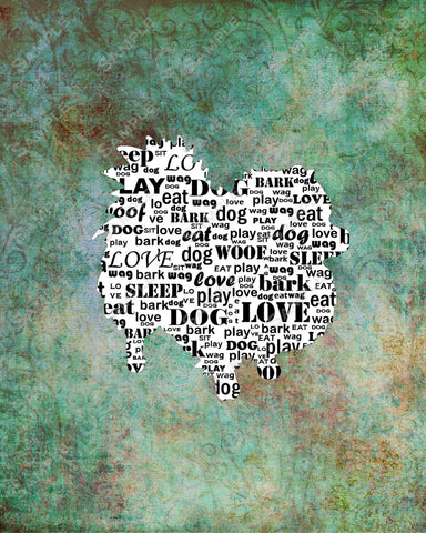 Pomeranian Art 8 X 10 Print. Pomeranian Pet Gifts