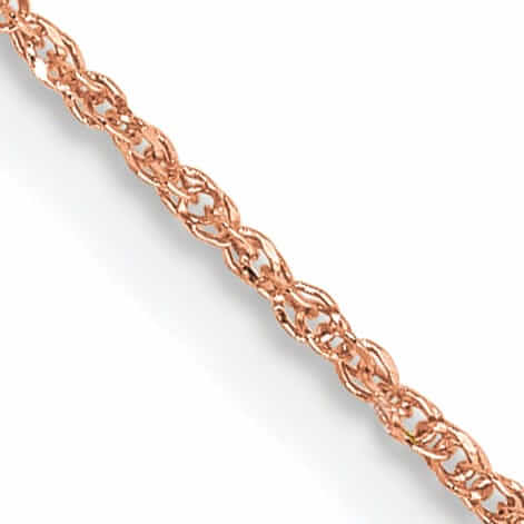Jewels By Lux Leslie's 14K Rose Gold .5 mm Baby Box Chain