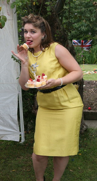 1950s shift dress