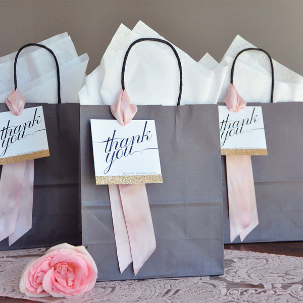 thank you bags for wedding guests