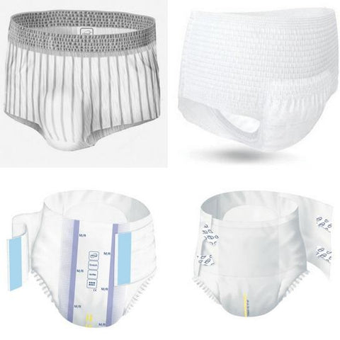 Disposable protective underwear or adult briefs