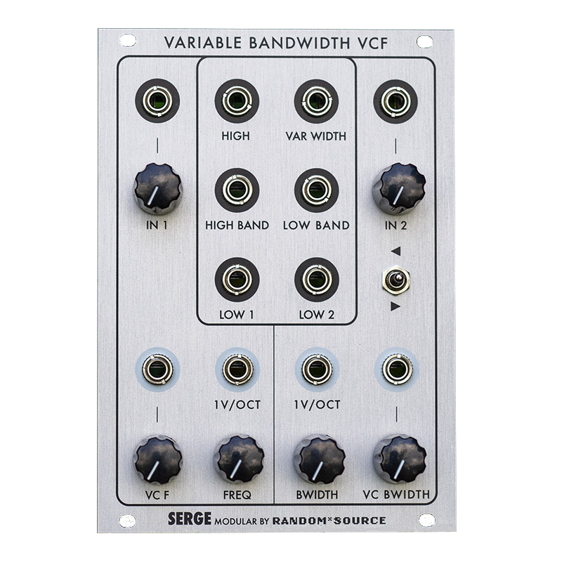 Random Source Serge Variable Bandwidth Filter (VCF2) – Control