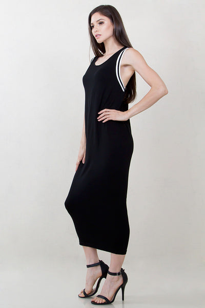 sporty maxi dress