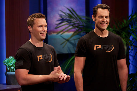 Brian Brasch and Erik Hopperstad enjoying their time on ABC's Shark Tank