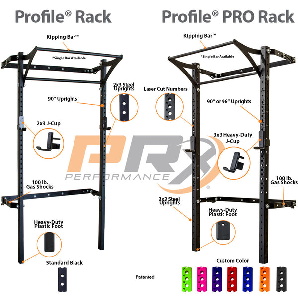 Weight lifting rack - Profile® with kipping bar or Profile PRO with kipping bar