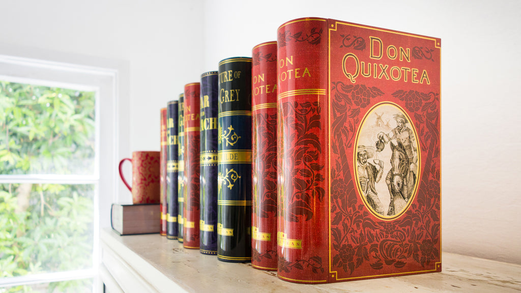 NovelTea Tins - Literary Gift Containers shaped like books