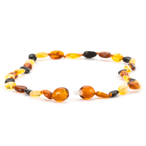 powell's owls amber teething necklace