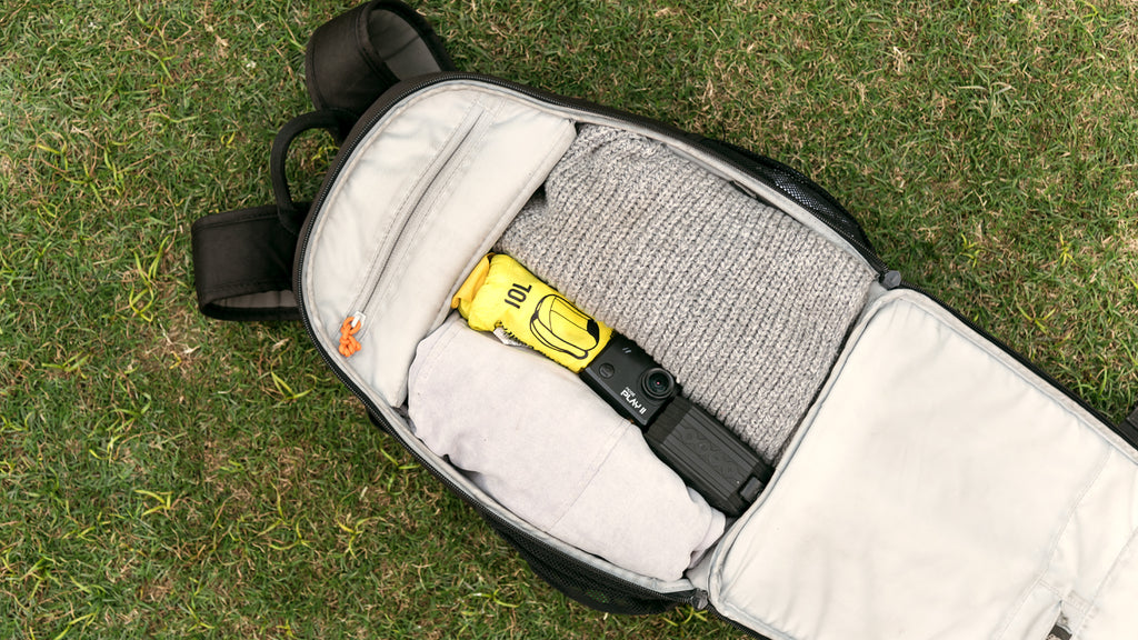 The lightest bag with the necessary Play 2 action camera 