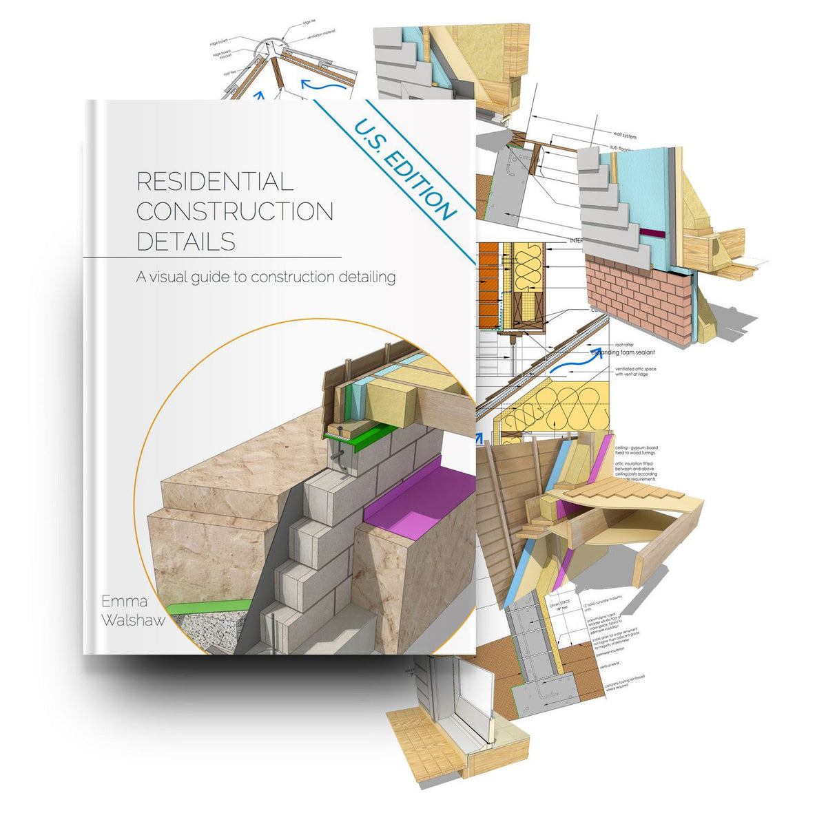 Residential Construction Details Bundle 3 First In Architecture 7982