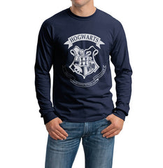 Hogwarts Crest Long Sleeve T-shirt for Men PA Crest