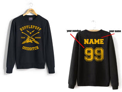 Customize - New Hufflepuff SEEKER Quidditch Team Unisex Crewneck Sweatshirt (Adult)