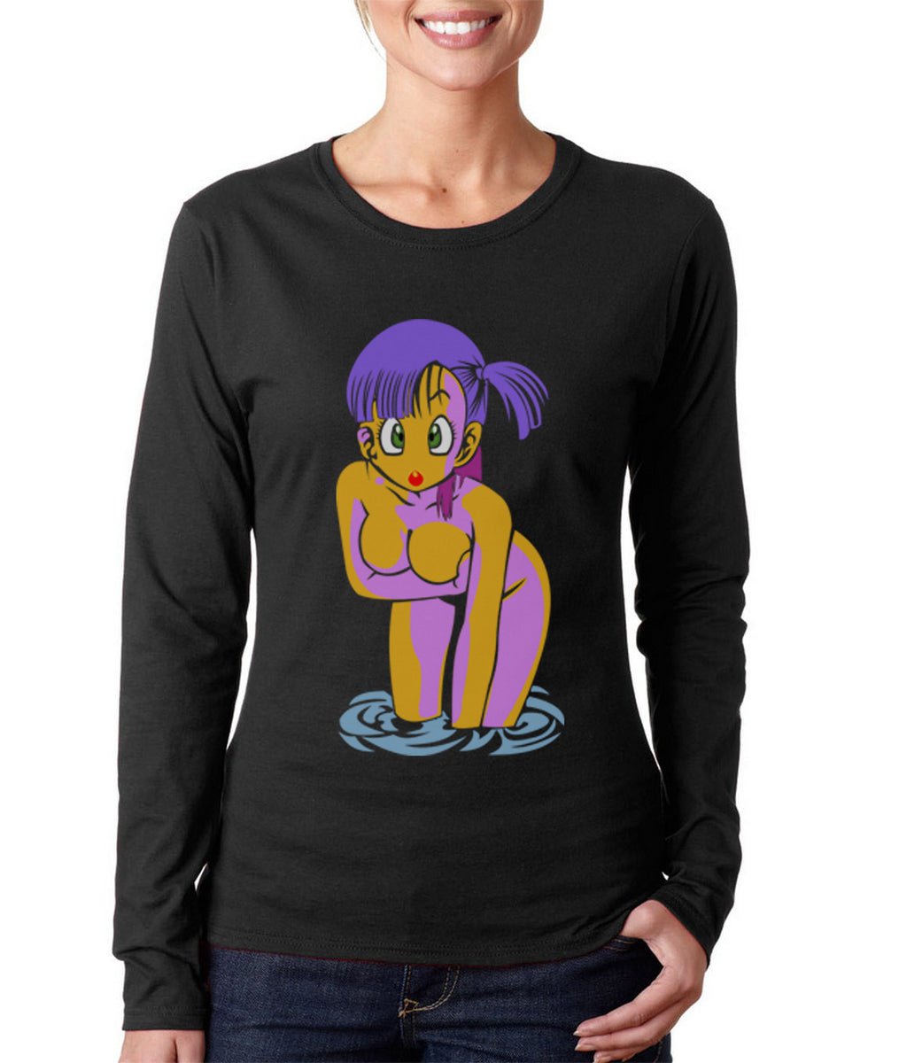 Sexy Bulma Long Sleeve T Shirt For Women Meh Geek 