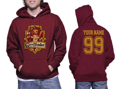 Customize - Gryffindor #2 Color Unisex Pullover Hoodie Maroon