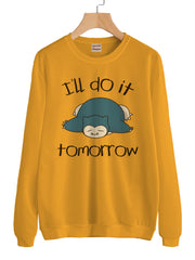 I'll Do It Tomorrow Snorlax Unisex Crewneck Sweatshirt Adult